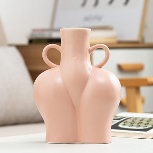 Human Body Art Vase – Creative Abstract Sculpture Flower Vase for Hydroponic Plants & Home